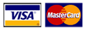 Visa and Mastercard accepted